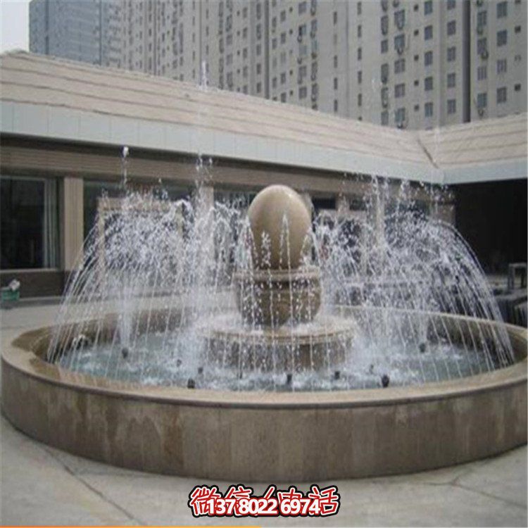 精美中式風(fēng)水球園林雕塑，提升小區(qū)公園噴泉擺放風(fēng)水氣質(zhì)
