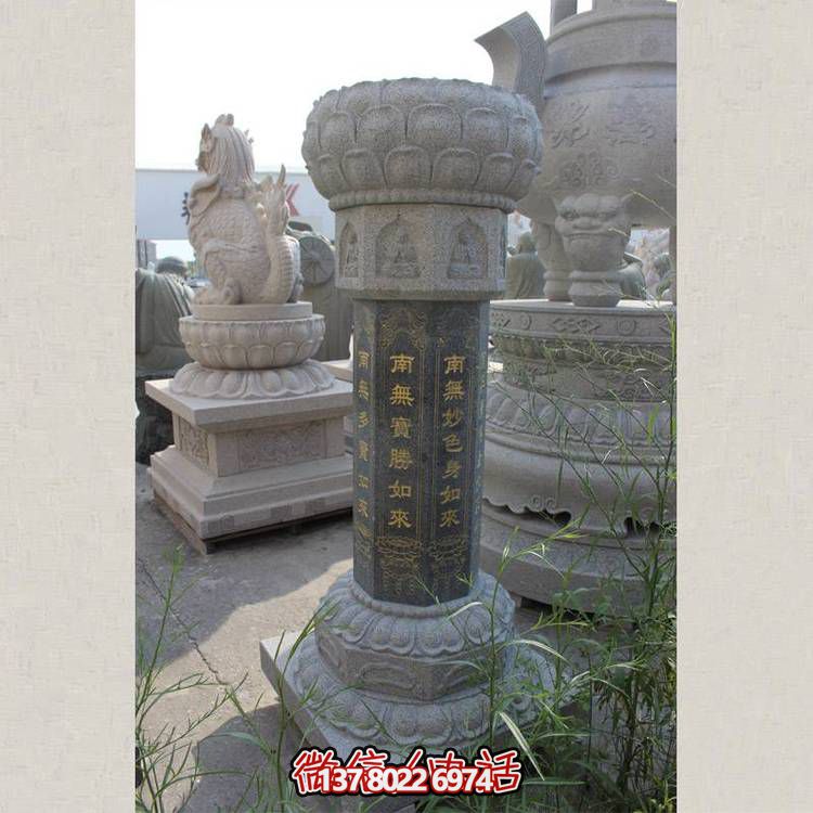 精美大理石浮雕石柱，點綴你的寺廟