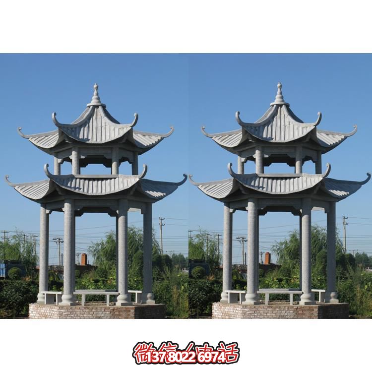 古建石雕古鎮(zhèn)休閑園林擺件