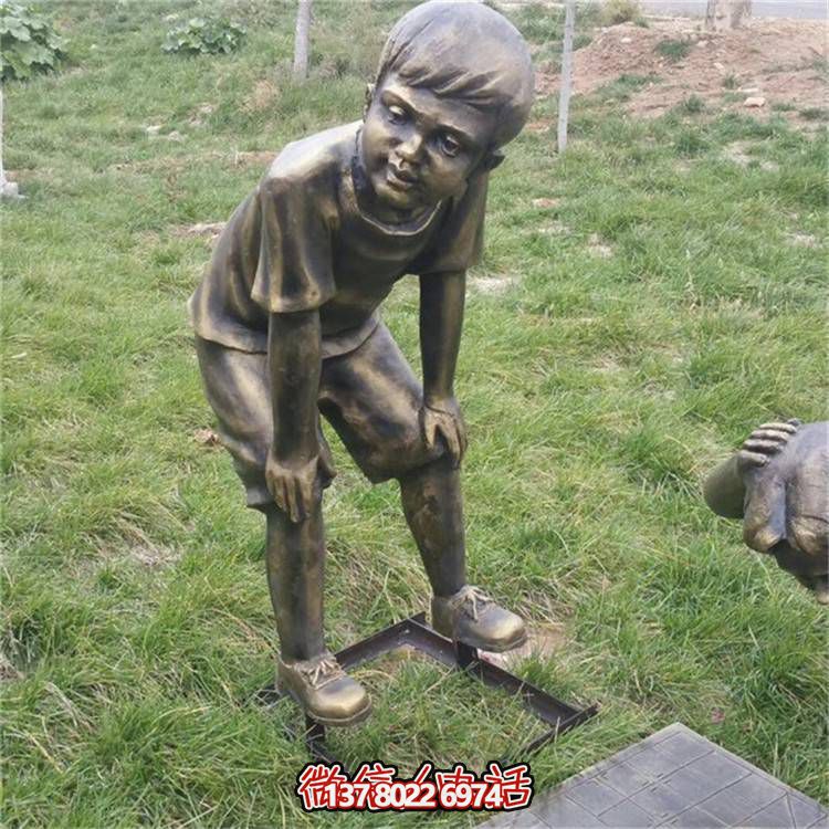 兒童戶(hù)外玻璃鋼仿銅景觀擺件