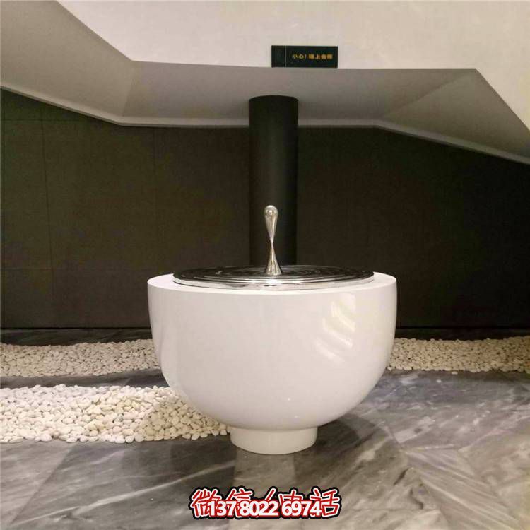 不銹鋼水滴圓盤雕塑，玻璃鋼景觀裝飾