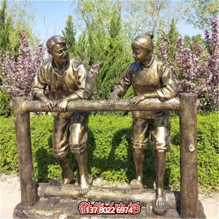 仿古銅雕塑，玻璃鋼景觀雕塑