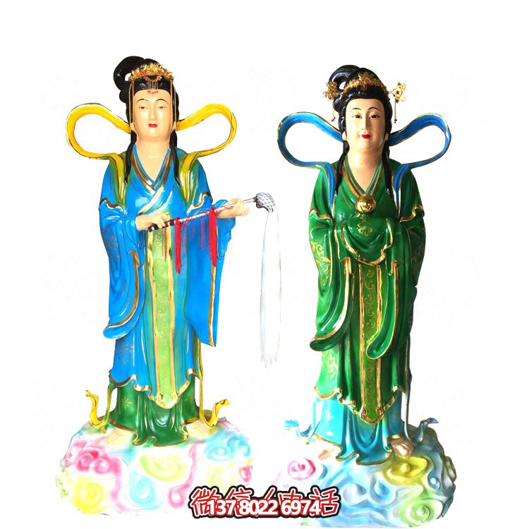 七仙女玻璃鋼雕塑，打造完美園林