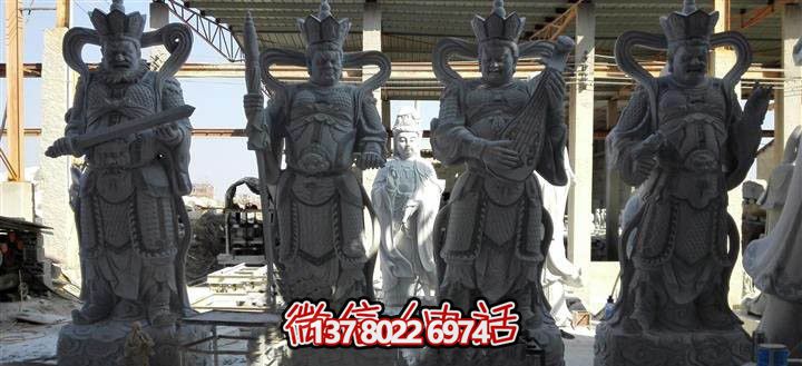 古樸雅致的大理石雕塑，見證古老神佛四大天王的傳承