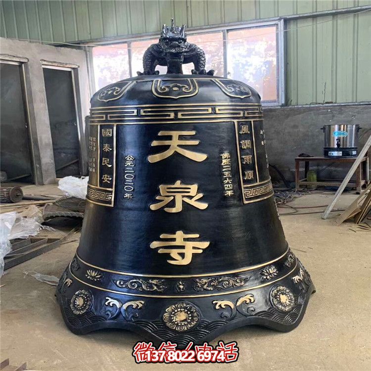 天泉青銅掛鐘雕塑傳承古老文化，鑄就精美藝術(shù)品