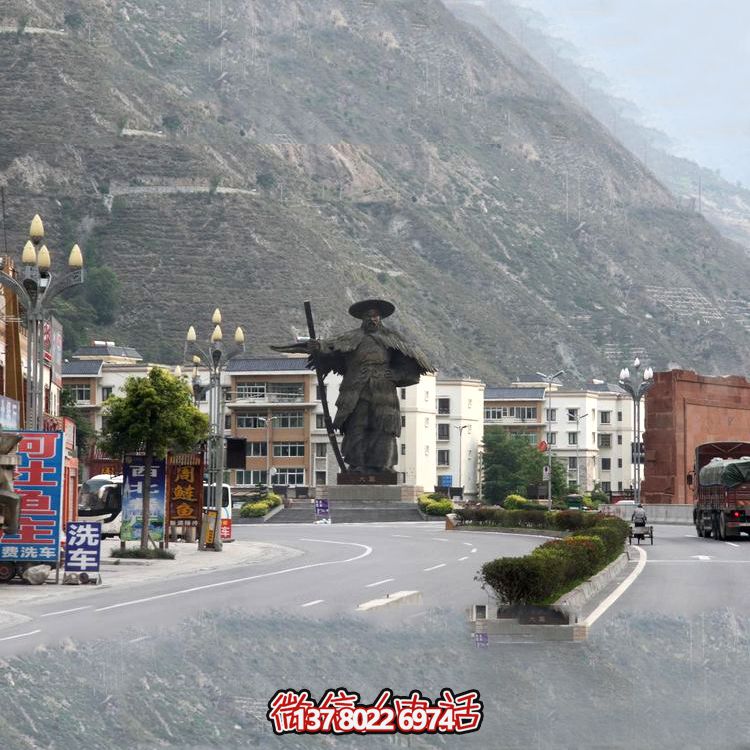 上古大禹雕像，記錄歷史名人傳奇