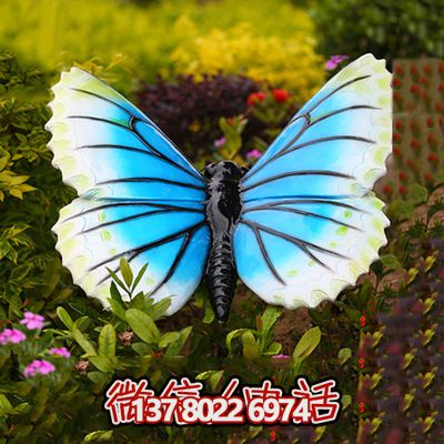 彩繪雕塑，點(diǎn)綴廣場(chǎng)，讓蝴蝶飛舞