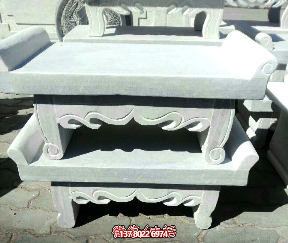 漢白玉佛像供桌，裝點景區(qū)寺院