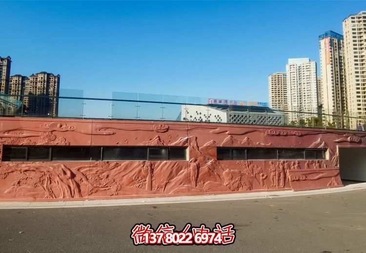 絢麗藝術空間，創(chuàng)意戶外浮雕銅雕影壁壁畫雕塑