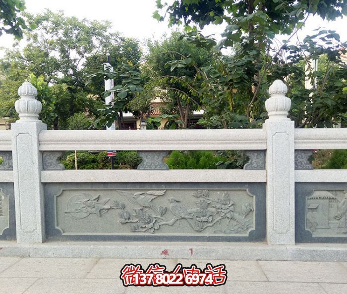 精美石欄系列，搭配園林花園，提升圍欄美感