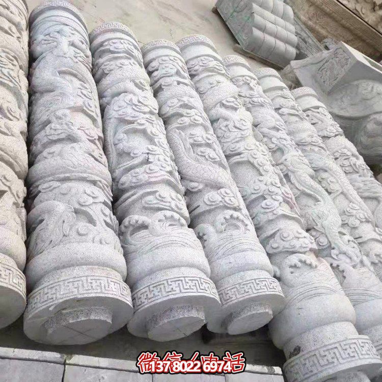 精美結(jié)合雕塑，把浮雕、大理石、石雕、石柱帶入戶外空間