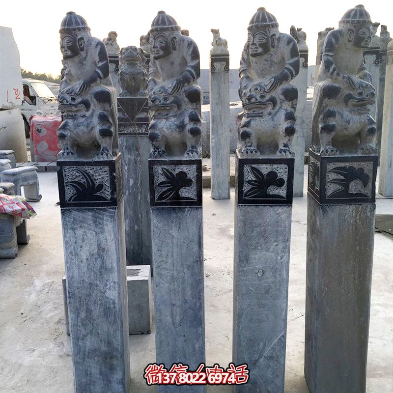 精美絕倫的拴馬柱擺件，裝飾你的庭院門口