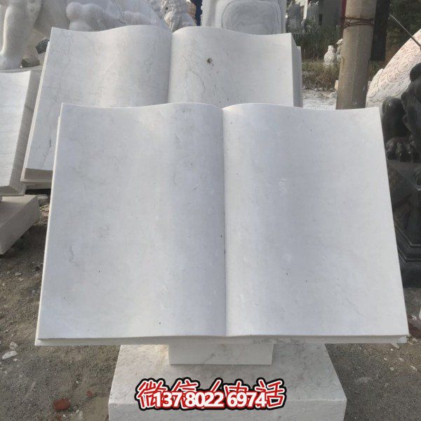 精美的大理石石雕雕塑——點(diǎn)綴園林校園，美化書籍之美