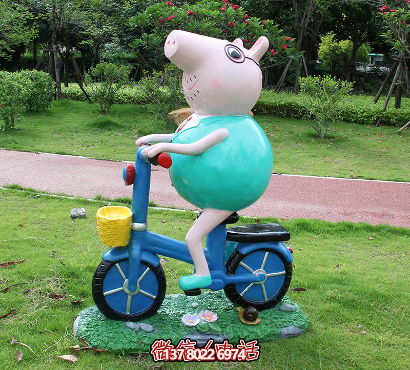 玻璃鋼雕塑裝置，點綴公園景觀