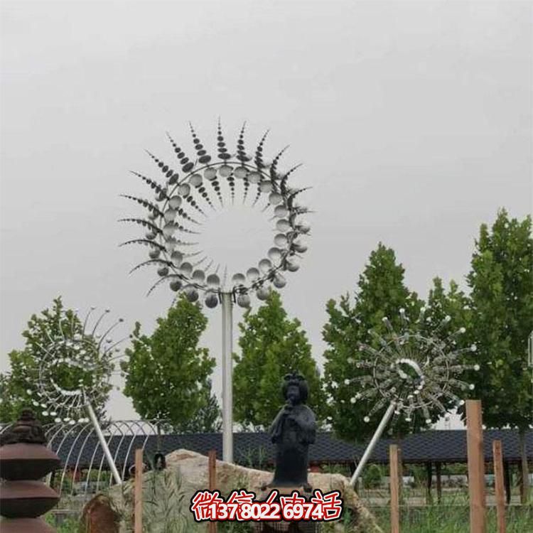 公園裝飾不銹鋼抽象太陽(yáng)花朵燈光亮化景觀(guān)雕塑