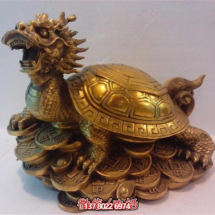 精美大型銅雕龍龜擺件，點(diǎn)綴您的庭院與公司寺廟