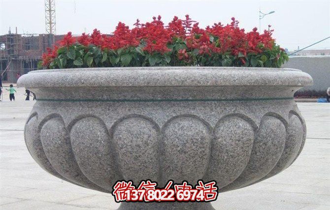 精美大理石花盆雕塑，點綴你的廣場