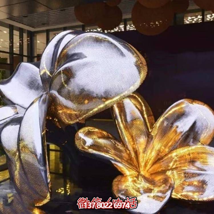 不銹鋼雕塑花朵給您的家居帶來創(chuàng)意與噴漆的完美結(jié)合