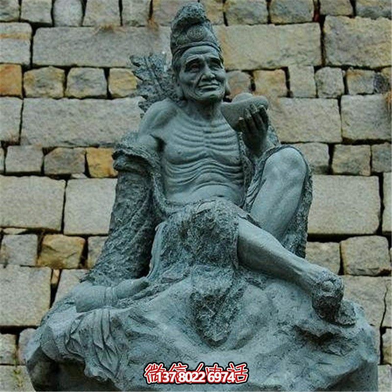 景區(qū)濟(jì)公石雕雕塑，帶你感受大自然的魅力