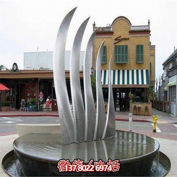 不銹鋼戶(hù)外抽象景觀廣場(chǎng)