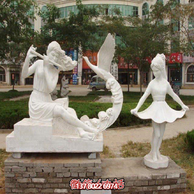 大型石雕人物雕塑，為園林景觀增添靈動(dòng)之美