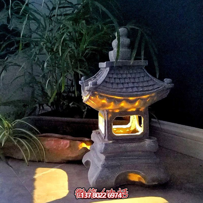 日式風(fēng)落地宮燈，創(chuàng)意裝飾庭院室內(nèi)擺件