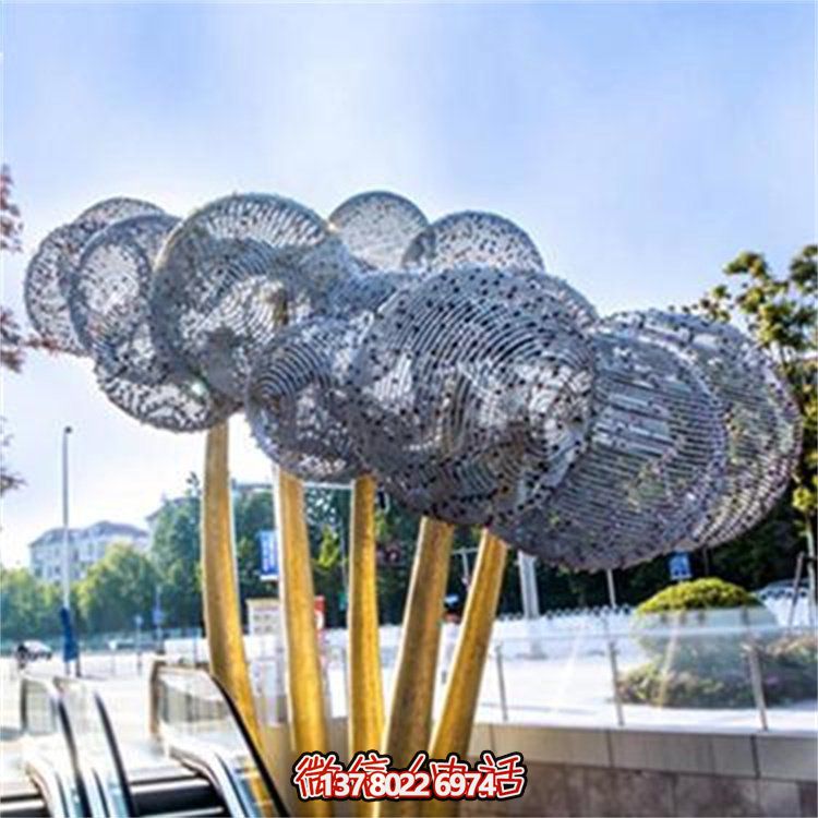 不銹鋼雕塑，點綴城市地標(biāo)，為建筑、園林、廣場、景觀增添獨特魅力