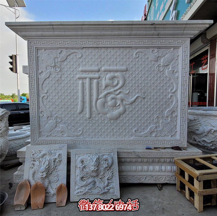 融合傳統(tǒng)文化，唯美經(jīng)典雕塑—中式影壁