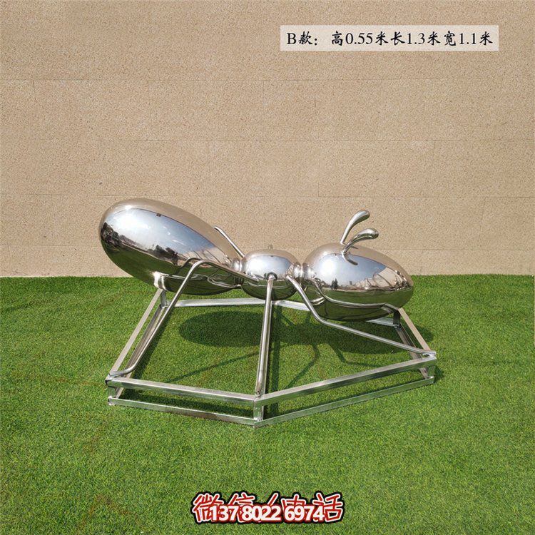 不銹鋼螞蟻雕塑，讓你的小區(qū)、公園、草坪更具特色