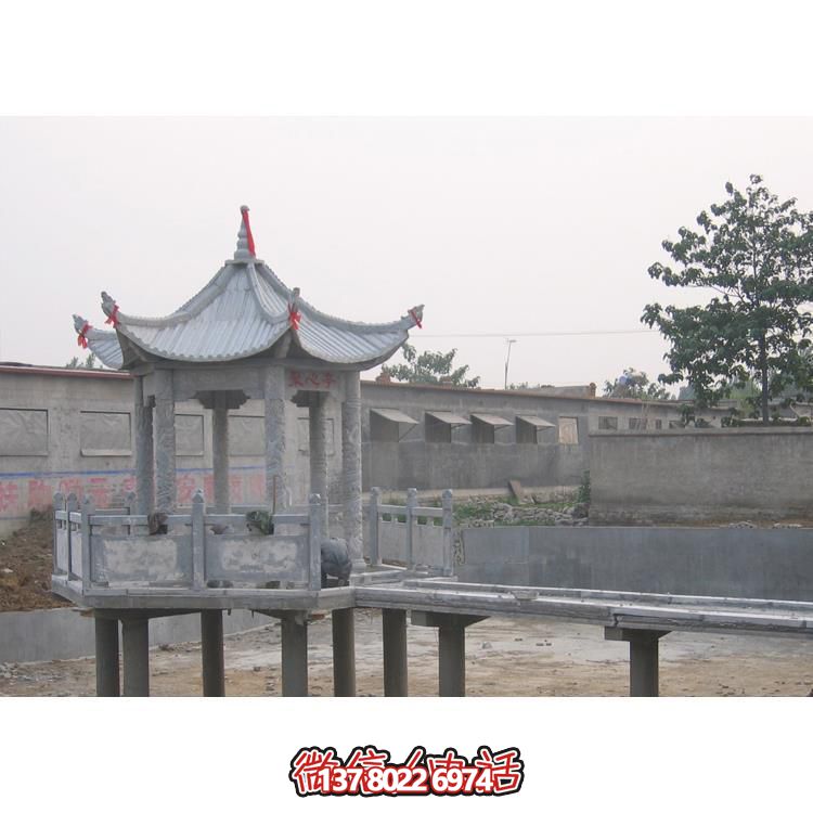 大理石景觀雕塑涼亭，滿足室外休閑需求