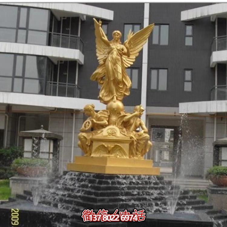 大型戶外噴泉擺件，打造美麗綠意水景景觀