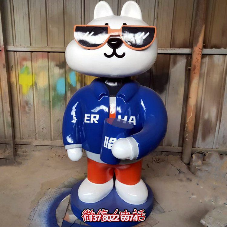 藝術(shù)玻璃鋼彩繪動(dòng)物雕塑——讓商場、網(wǎng)店、紅店變身藝術(shù)館