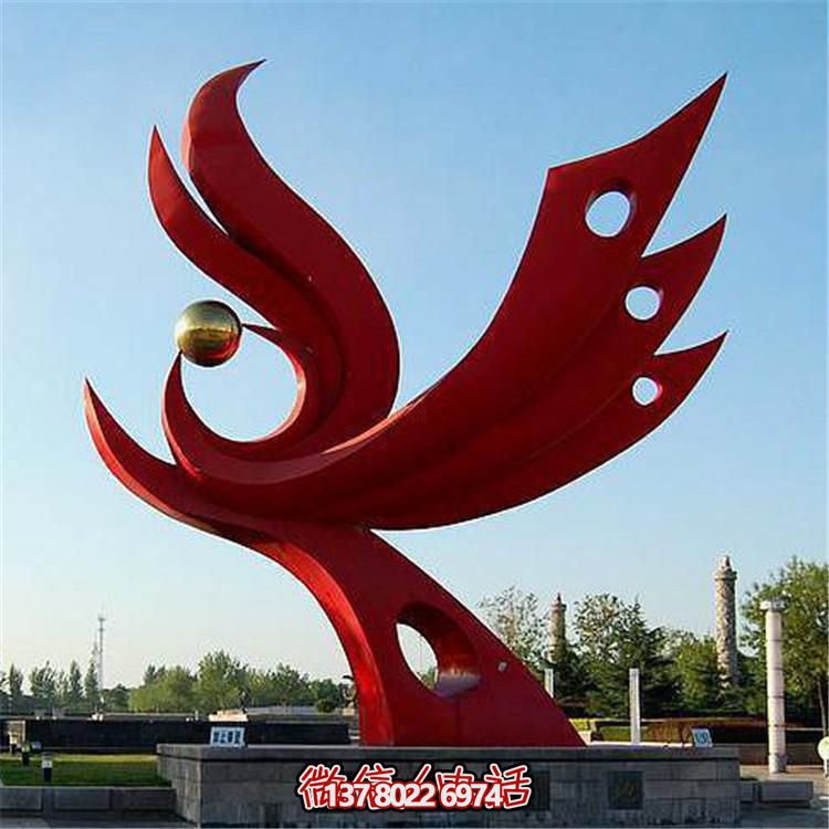 不銹鋼抽象景觀擺件，提升戶外廣場裝飾氣質(zhì)