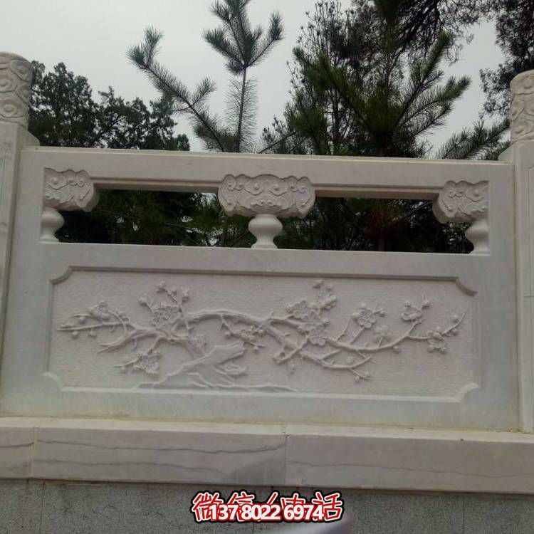 大理石石雕欄桿，給你一個(gè)安全且美麗的橋邊