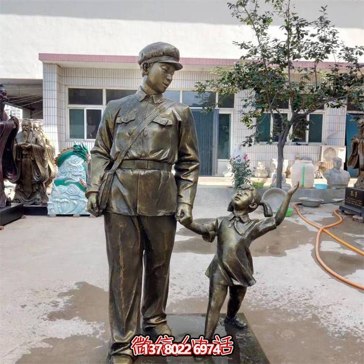 玻璃鋼雕塑，傳承名人精神，校園記憶經(jīng)典