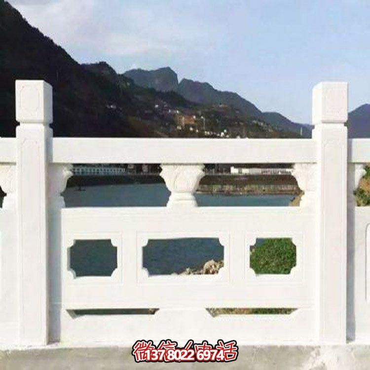 大理石雕刻石欄桿，美輪美奐，護(hù)佑家園