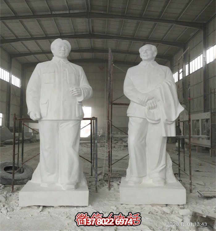 毛澤東偉人雕像，大型漢白玉雕刻，適宜于廣場(chǎng)等場(chǎng)所