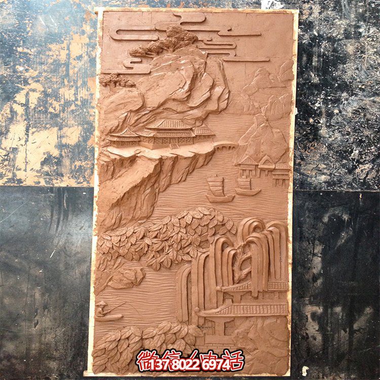 中式大理石浮雕壁畫雕塑，為景區(qū)園林室外擺放而制