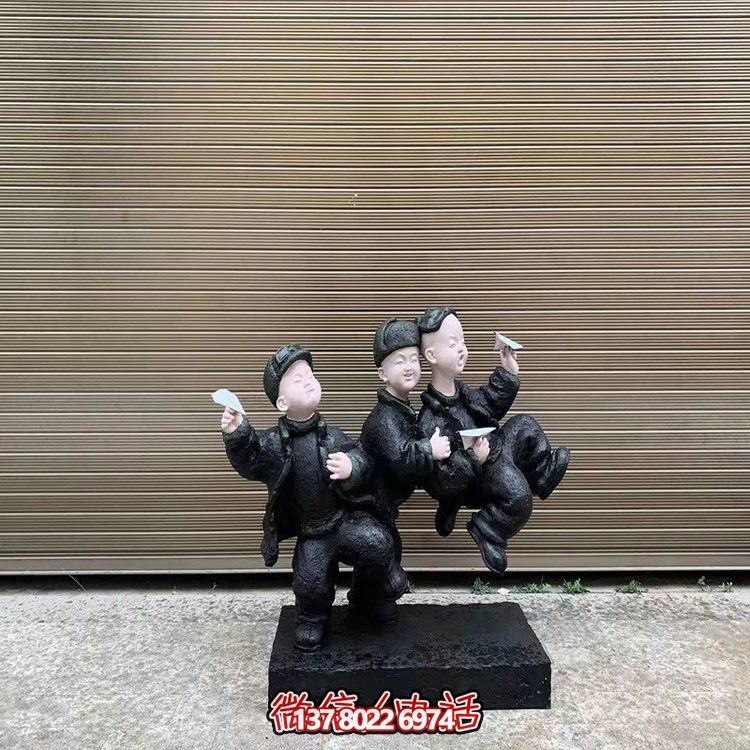 多彩玻璃鋼景觀擺件，添加卡通戶外兒童樂趣