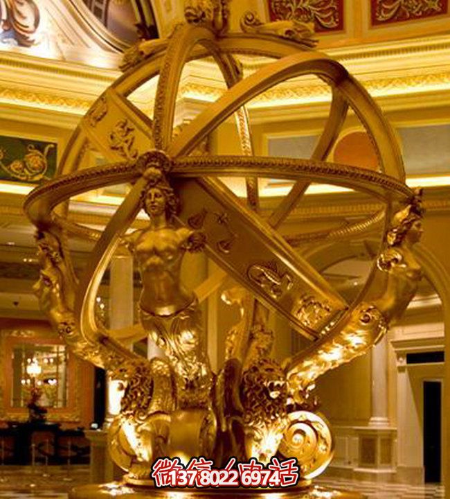 鏤空美人魚雕塑，優(yōu)雅裝點大型商場酒店