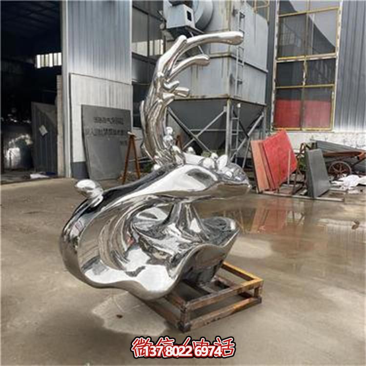 海浪抽象雕塑水景噴泉——點綴大型廣場、酒店門口