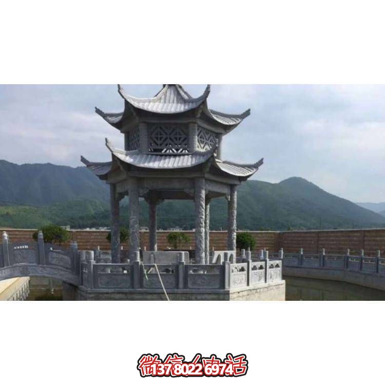 精美大理石雕塑涼亭，把藝術(shù)與實(shí)用完美結(jié)合