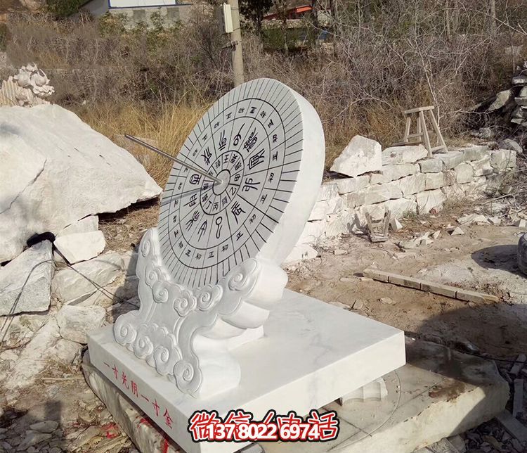 精致日晷雕塑，為你的戶外景區(qū)帶來創(chuàng)意石雕裝飾