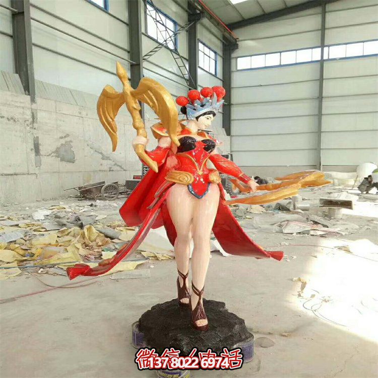 大型彩繪玻璃鋼擺件——用來裝點(diǎn)您的動(dòng)漫游戲人物主題電影院