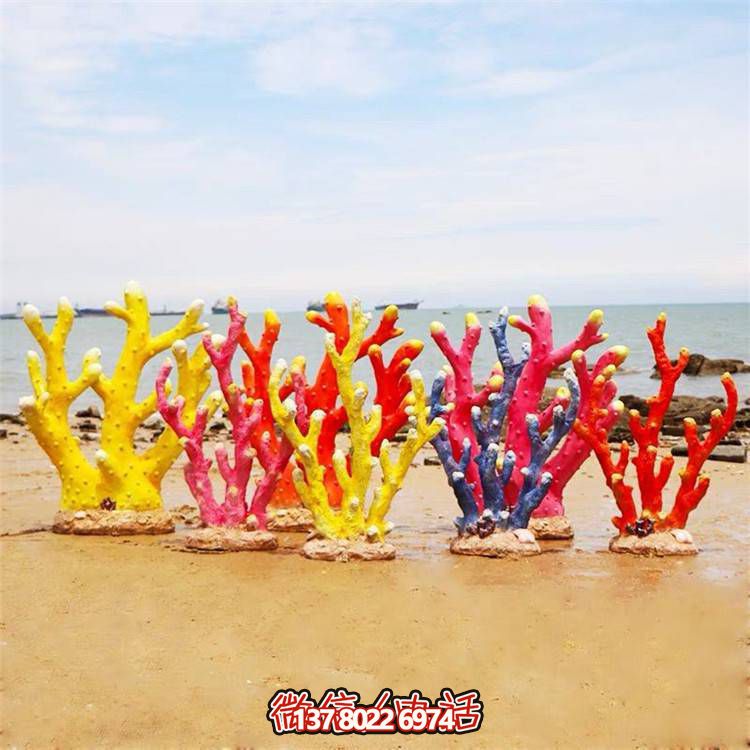 萌趣海豹玻璃鋼珊瑚擺件，溫馨卡通創(chuàng)意裝飾