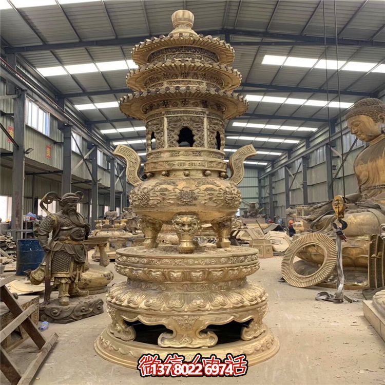 創(chuàng)意工藝不銹鋼大型香爐雕塑 創(chuàng)意工藝不銹鋼大型香爐雕塑