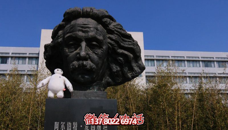 傳承名人風(fēng)采，愛(ài)因斯坦頭像銅雕