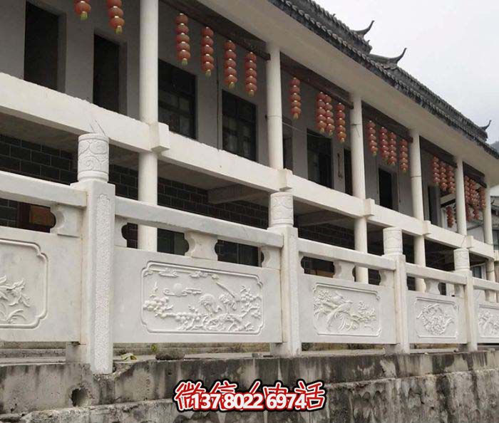 農(nóng)家院定制大理石欄桿雕塑 農(nóng)家院定制大理石欄桿雕塑