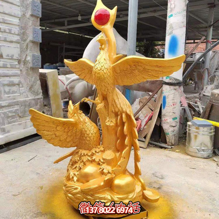 不銹鋼鳳凰雕塑，給你的戶外廣場帶來活力