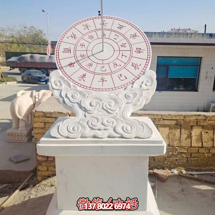 古典石雕計(jì)時(shí)器擺件，傳承校園文化